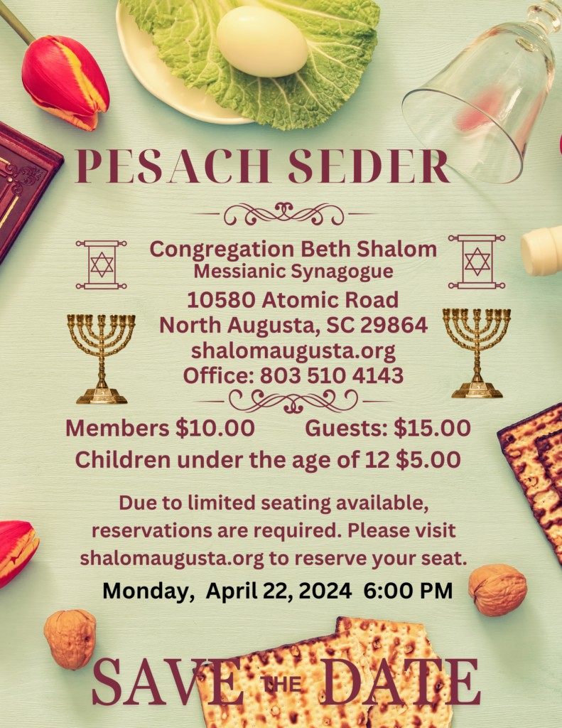  Pesach 2024 - Congregation Beth Shalom 